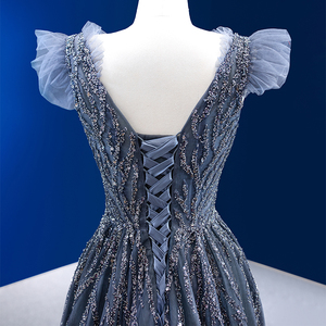 Rsm222208 Vestidos de Novia 2022 con Cuentas, Hombros Descubiertos, Largos hasta el Suelo, Estilo Princesa, Vestido de Noche - Product Image 6