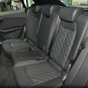 High-End kustom <span class=keywords><strong>PU</strong></span> <span class=keywords><strong>PVC</strong></span> sintetis kulit timbul spons bernapas lubang rajutan ramah kulit kursi mobil tahan lama penutup - Product Image 6