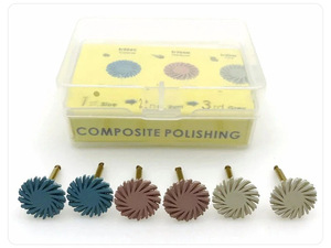 Phụ kiện làm trắng răng, đĩ<span class=keywords><strong>a</strong></span> đánh bóng men răng, hộp đựng, máy đánh bóng răng, bánh mài đánh bóng, 6 chiếc - Product Image 2