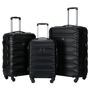 Atacado 3-Piece <span class=keywords><strong>Trolley</strong></span> Bagagem Set 20 24 28 ABS Hard Shell Mala de Viagem com Removível Única Roda - Product Image 1