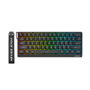 Factory Sale Mini 61 Keys 60 Percent Ergonomic <strong>Wired</strong> 60% Gamer Teclado Gaming Membrane Keyboard - Product Image 3
