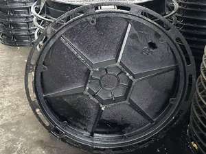 YUBAO 맞춤형 주철 맨홀 커버 연성 철 하수구 맨홀 커버 도매 제조업체 지원 주조 서비스 - Product Image 5