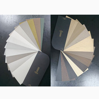 Panneaux muraux en bois texturé, série couleurs marbre et roche, série couleurs unies, livre d'échantillons