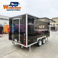 Webetter Imbisswagen Foodtruck Mobile Lemonade Cart Crepe Bakery Food Truck Churros Food Trailer avec équipement de cuisine complet