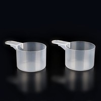 Cuillères doseuses en plastique à manche court de 90 ml 45 g pour céréales, grains, fourrage, protéines, lait en poudre, détergent, compléments alimentaires, grandes cuillères