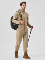 Blouson Bomber Sportif à Capuche en Nylon pour Homme – Automne Hiver, Zippé, Coupe-Vent, Décontracté, Ample, Idéal Course et Fitness
