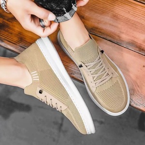 Chaussures décontractées pour hommes en maille respirante tissée, tendance et à la mode, pour l'été, vente en gros transfrontalière - Product Image 5