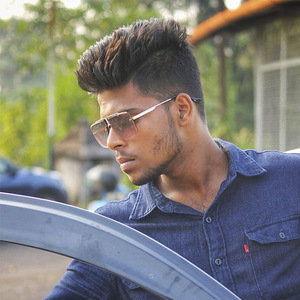 แว่นกันแดดไร้กรอบแบบกำหนดเองสำหรับผู้ชาย กรอบสี่เหลี่ยมสีดำ ป้องกันรังสียูวี 400 สไตล์อินสตาแกรม แฟชั่นทันสมัย - Product Image 3