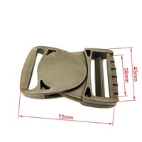 Sangles de sac à dos pivotantes en plastique à dégagement latéral Boucles POM à tête pivotante Boucles pivotantes pour sac spécial Pièces accessoires