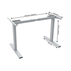 โต๊ะยืนไฟฟ้ามอเตอร์คู่ปรับความสูงได้กรอบตั้งโต๊ะสำหรับโฮมออฟฟิศผลิตจากจีน2AR2E เนท - Product Image 5