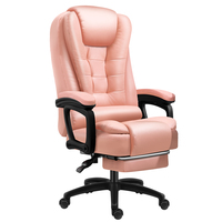 Chaise de bureau de direction ergonomique de haute qualité, design contemporain, cuir synthétique avec repose-pieds, prix bas