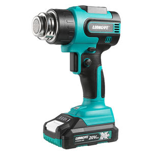 <span class=keywords><strong>Pistola</strong></span> <span class=keywords><strong>de</strong></span> Aire Caliente Inalámbrica Industrial <span class=keywords><strong>de</strong></span> 20V <span class=keywords><strong>con</strong></span> Batería <span class=keywords><strong>de</strong></span> Litio, Temperatura Ajustable para Soldadura y Envoltura Termoencogible - Product Image 1
