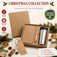 Carnet A5 personnalisé à couverture rigide en papier kraft, reliure cousue, avec logo en relief, stylo, gobelet, coffret cadeau d'entreprise 80
