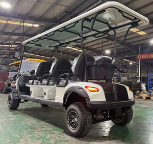 รถกอล์ฟไฟฟ้าแบบใหม่จากผู้ผลิต OEM ตัวถังเตี้ย 6 ที่นั่ง แบตเตอรี่ลิเธียม 24V 5KW รับน้ำหนักได้ 300 กก. 54 หลุม - Product Image 6