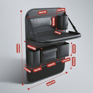 Factory Leather Car Backseat Organizers Car <strong>Seat</strong> <strong>Storage</strong> Organizer with Protector Car <strong>Seat</strong> Organizer for Back <strong>Seat</strong> - Product Image 4