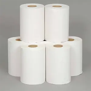 Rollo de papel de cocina grande de 1 o 2 capas con logotipo personalizado de 600G, rollo de toallas de papel para Cocina