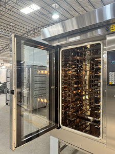 Vật liệu cấp thực phẩm Lò quay không khí nóng 10 khay, tiên phong tiết kiệm năng lượng, đáp ứng nhu cầu nướng bánh/nhà máy - Product Image 5