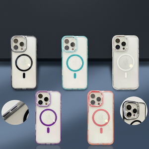 Coque de téléphone portable premium en aluminium pour 16 modèles avec anneau magnétique - Product Image 2