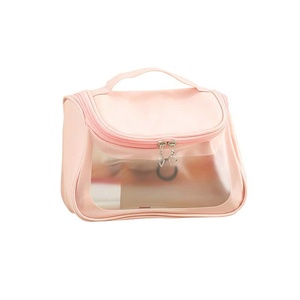 Borsa Cosmetica Trasparente in PVC con Cerniera e Logo Personalizzato, Impermeabile, per Trucchi - Product Image 6