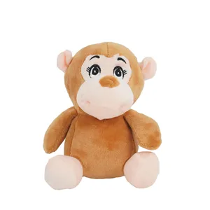 अनुकूलित कम कीमत प्यारा पालतू व्यक्तित्व नरम आलीशान भरवां बंदर खिलौना पशु आलीशान