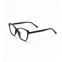Montures de lunettes carrées fines, style professionnel, plusieurs couleurs