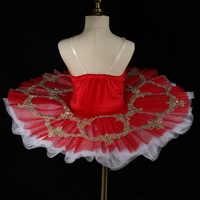 Costume de tutu de ballet classique blanc pour filles, en polyester professionnel, pour spectacle, fête, danse, Lago des cygnes, personnalisable