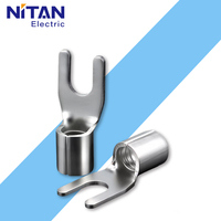 Terminal Kabel Kuningan Kuning SNB1.25/2.5/3.5/5.5-3/4/5/6 Terminal Crimp Dingin Tanpa Isolasi