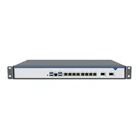 Serveur routeur en rack 1U 8 x 2.5GE LGA1700 Core I9 14900 I7 14700 I5 14400 I3 Intel I226 2x10G SFP compatible PfSense OPNsense