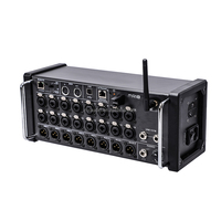 Mélangeur audio numérique portable MR12 12 canaux 12 bus Style mini pour une utilisation sur scène Nouvelle arrivée avec contrôle d'application USB Matériau métallique