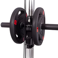 Rack de Potencia Multifunción con Jaula para Sentadillas, Accesorio para Polea de Tracción Superior y Barra de Dominadas, Equipo de Entrenamiento de Levantamiento de Pesas para Gimnasio en Casa
