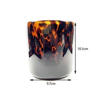 Bouteilles en verre artisanales de luxe à motif tortue, vides, avec couleur et forme personnalisées, pour huiles essentielles parfumées