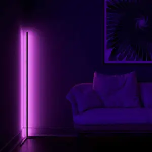 Đèn LED Góc Hiện Đại Để Trang Trí Phòng Khách Phòng Ngủ Với Điều Khiển Từ Xa Màu RGB Và Chức Năng Làm Mờ Bầu Không Khí Ánh Sáng