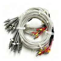 Sonde de type M8 K J PT100 avec câble fileté, capteur de température thermocouple NTC 10K 100K thermistance pour chaudière haute efficacité
