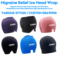 2024 vente chaude Migraine Ice Cap cou glace Pack Wrap chaud froid Compression cou soulagement de la douleur