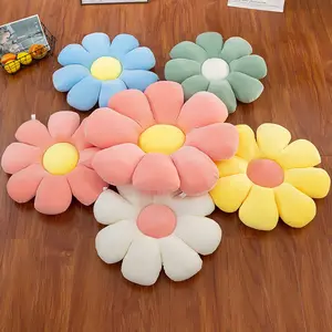 Different sizes Daisy tatami mat Flower Plush pillow car cushion home sofa decoration sunflower stuffed plush Hugging Pillow