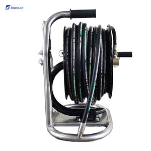 Carrete de manguera de alta presión de agua caliente de 3/8 pulgadas 5800PSI <span class=keywords><strong>para</strong></span> lavadora a presión - Product Image 4