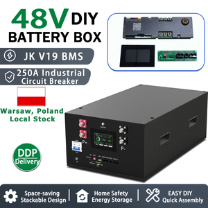 แบตเตอรี่ลิเธียมไอออน EU Stock Stackable Lifepo4 51.2v 280ah 314ah ชุดแบตเตอรี่ 15kwh 16kwh 32kwh JK V19 BMS Lifepo4 ชุดอุปกรณ์ DIY กล่องแบตเตอรี่ - Product Image 1