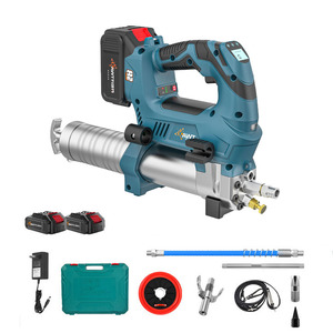 двойной насос для смазки с литиевой батареей Электрический смазочный пистолет автоматический беспроводной смазочный пистолет - Product Image 4