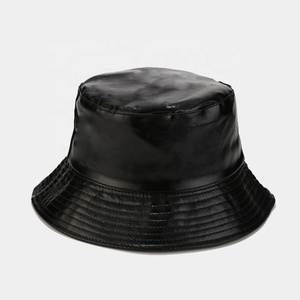 Nouveau design personnalisé blanc adultes unisexe réfléchissant double face réversible PU casquette <span class=keywords><strong>de</strong></span> sport seau chapeau - Product Image 4