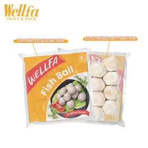 ถุงซีลสุญญากาศสำหรับบรรจุอาหารปลาบอลฟิล์มด้านบนพิมพ์ลายไส้กรอกอาหารทะเลเนื้อออกแบบได้ตามต้องการ - Product Image 4