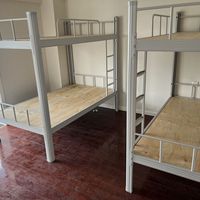 Hochbelastbares Stahl-Etagenbett Metall-Etagenbett für Wohnheime, Personal, Arbeiter, Schulinternate ohne Matratze