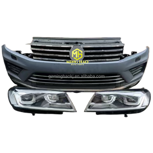 Best-seller radiatore Gessen per <span class=keywords><strong>Volkswagen</strong></span> <span class=keywords><strong>Touareg</strong></span> 16-18 alta qualità ABS in plastica paraurti anteriore posteriore Kit cofano parafango utilizzato - Product Image 1