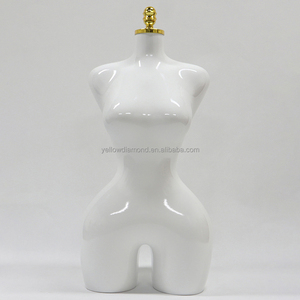 <span class=keywords><strong>Mannequin</strong></span> <span class=keywords><strong>Femme</strong></span> Grande <span class=keywords><strong>Taille</strong></span> Noir Or Blanc pour Vitrine, Demi-Corps avec Hanches Larges, <span class=keywords><strong>Taille</strong></span> Fine, <span class=keywords><strong>Mannequin</strong></span> <span class=keywords><strong>Femme</strong></span> Courbe Grande <span class=keywords><strong>Taille</strong></span> - Product Image 6