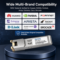 Module émetteur-récepteur électrique compatible Gigabit Ethernet Switch 10/100/1000base-t 1G Cuivre SFP RJ45 100m