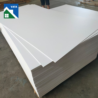 1220x2440mm épaisseur personnalisée feuille de plastique blanc utilisation de meubles panneau de mousse de PVC