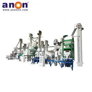 ANON-Maquinaria de llll de arroz automática, moderna, 50-60 toneladas por día