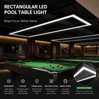 Luminaire de table de billard LED moderne CE ROSH EMC LVD, luminaire commercial pour salle de billard, luminaire de table de snooker, lampe suspendue LED