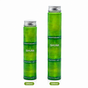 Bottiglia Monouso in PET a Forma di Bambù Verde <span class=keywords><strong>da</strong></span> 300/500ml per Confezionamento di Tè al Latte, <span class=keywords><strong>Tisane</strong></span> e Bevande Fredde - Product Image 3