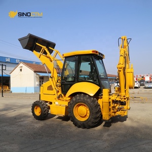 Thương hiệu mới được sử dụng 4 bánh xe 1.2m3 + 0.3m3 phía trước bánh xe tải 75Kw 100HP trang trại máy kéo backhoe loader hiệu quả cao động cơ/động cơ/Máy bơm - Product Image 4