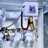 Machine à griffes intelligente pour anime avec lecteur de cartes, pour la distribution de jouets en peluche de grande valeur dans les centres commerciaux modernes et les centres de jeux pour enfants